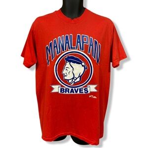 Vintage 90s Manalapan Braves T-Shirt